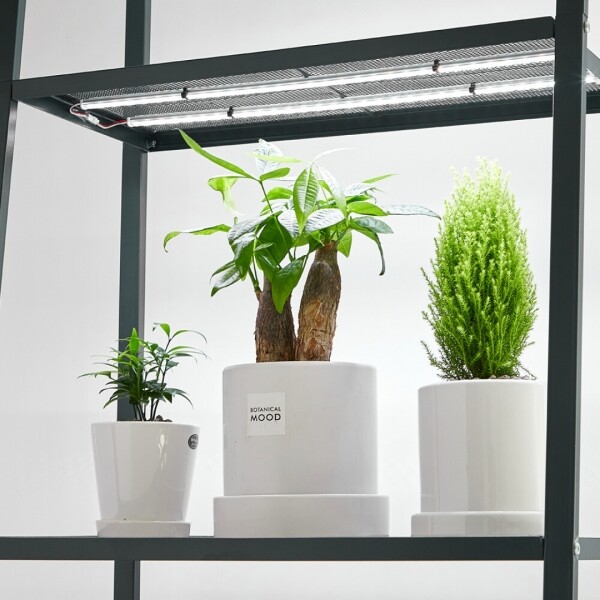 싱그러운 집,[100cm A 세트 1열 3단] 슈퍼팜 삼성 LED 식물등 백색광 (완제품) 4단선반용