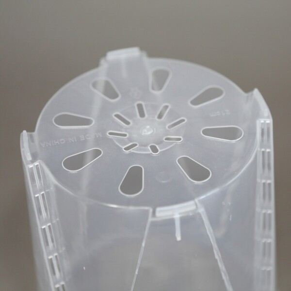 싱그러운 집,[더베르데가든] 투명 원형 롱슬릿분 삽목용 과습방지 플라스틱 통풍 화분