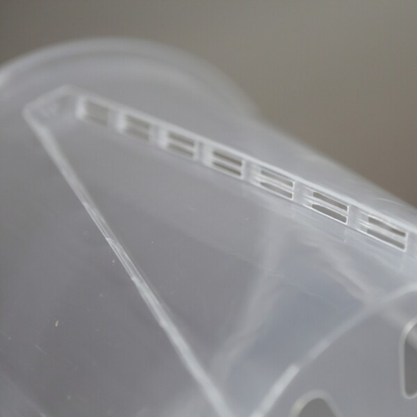 싱그러운 집,[더베르데가든] 투명 원형 롱슬릿분 삽목용 과습방지 플라스틱 통풍 화분